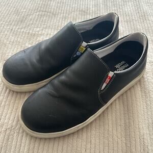 Mellow Walk Jessica Black Slip-On women steel toe Shoes size 7